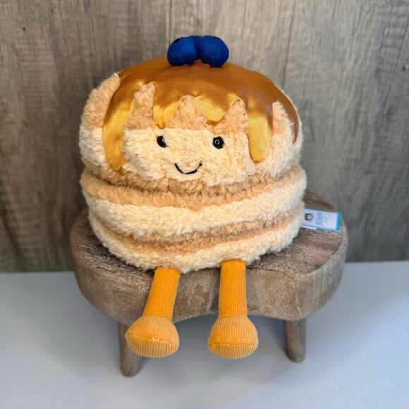 Jellycat Fran Pancakes NEW! FAST SHIP Jellycat Amuseables Pancakes - Picture 2 of 8